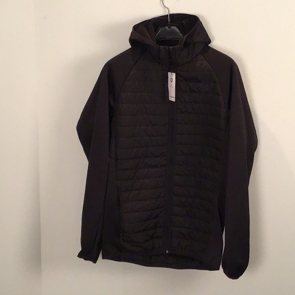 NWT Jack & Jones quilted jacket size L black slim fit - Picture 1 of 5